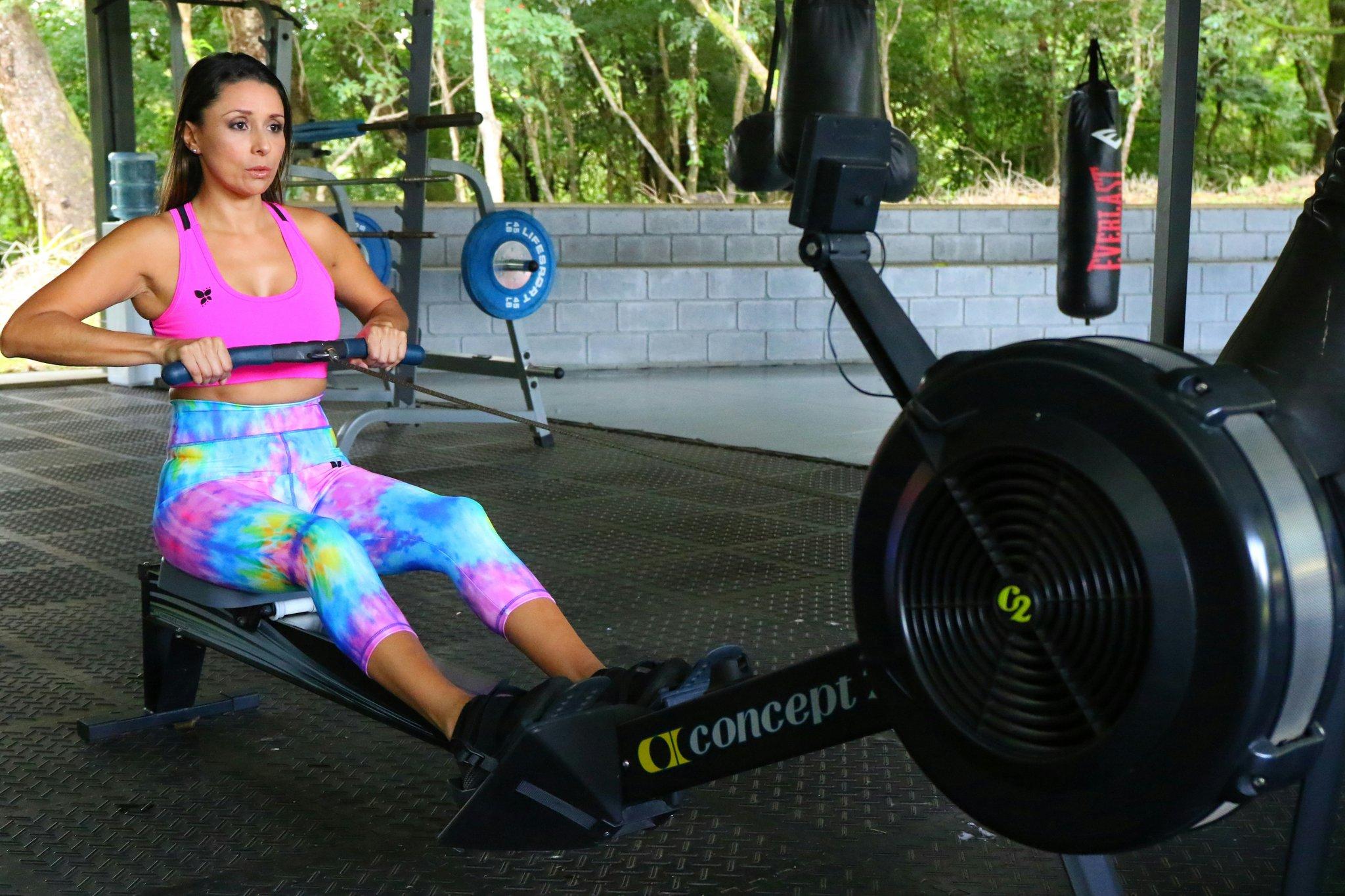 An array of accessories such as headbands, socks, and water bottles perfect for pairing with activewear